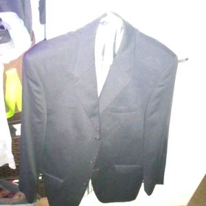 John Henry black suit jacket 38R